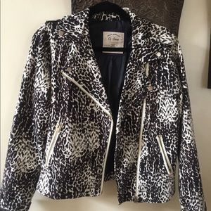 Leopard Biker jacket
